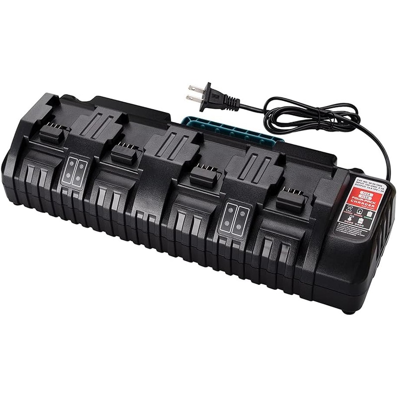 Tavice M18 Battery Charger 4 Ports - Rapid Charger Compatible for Milwaukee 18V Battery Mate Australia