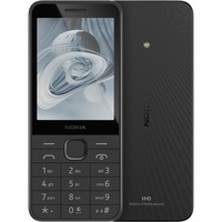 Nokia 215 4G (2024) 128 MB Feature Phone - 2.8" TFT LCD QVGA 240 x 320 - Cortex A71 GHz - 64 MB RAM - 4G - Black - Bar - UNISOC T107 (22 nm) SoC - 2