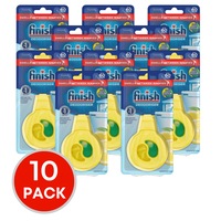 10 x Finish Dishwasher Freshener Lemon and Lime 4mL