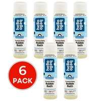 6 x Hello Bello Premium Baby Bubble Bath Fragrance Free 296mL