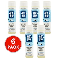 6 x Hello Bello Premium Baby Bubble Bath Fragrance Free 296mL