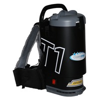 Ghibli T1 Backpack Vacuum Cleaner - Version 3 - Charcoal with Clear Lid (T1v3-CLR)