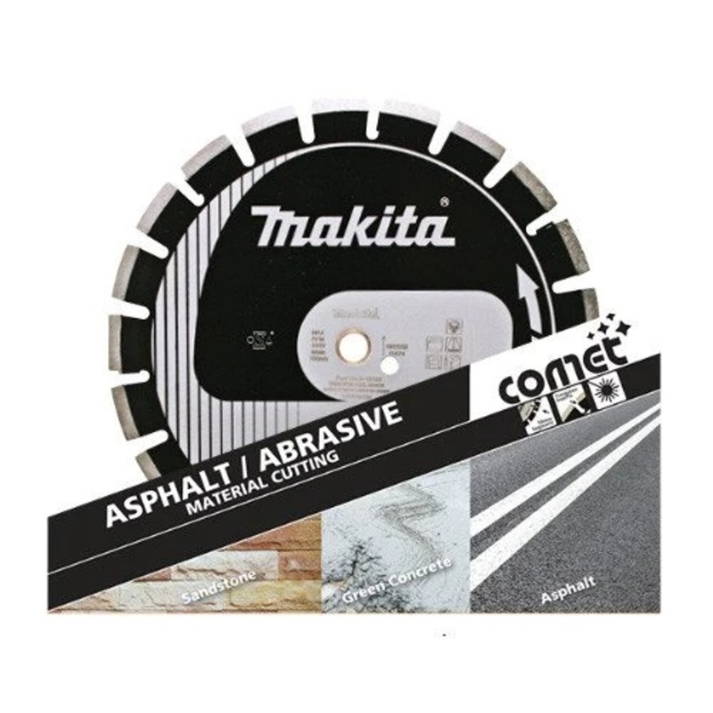 Makita 300mm X 20mm Saw Blade Diamond Segmented Comet Asphalt B-16112  Australia