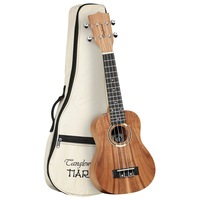 Tanglewood TWT7B Tiare Soprano Ukulele All Koa with Bag
