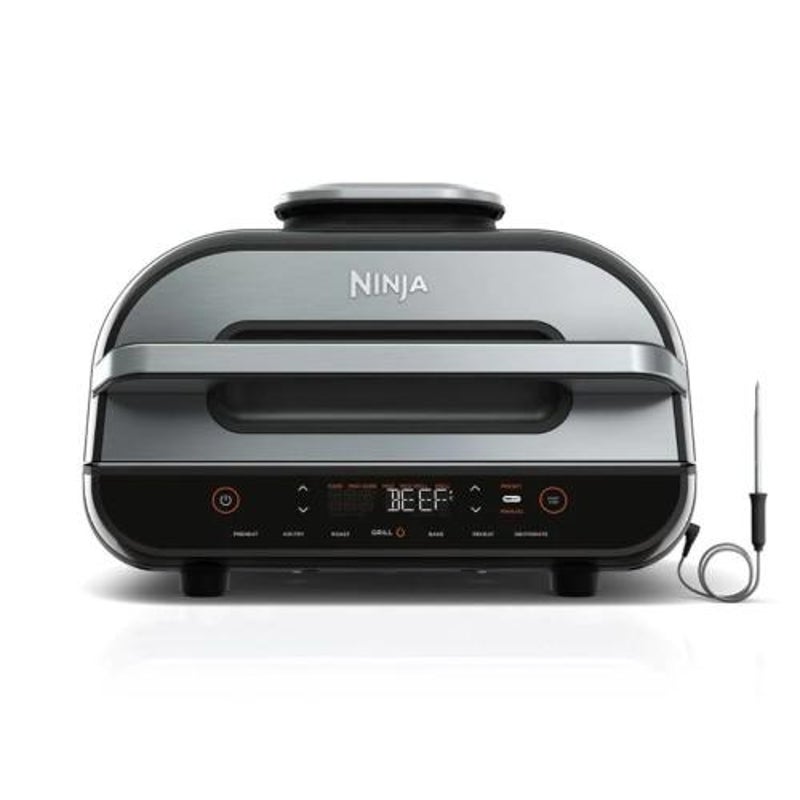 Ninja Foodi AG551 Smart XL Grill & Air Fryer Sears, Sizzles and Air Fry Crisps. [AG551ANZ]