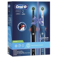 Oral-B PRO 2 Electric Toothbrush Dual Handle Pack - With Pressure Control Technology [PRO2900DH]