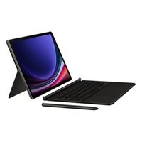 Samsung Keyboard Book Cover for Galaxy Tab S9 /S9 FE with Built-in Touch Pad - Keyboard Cover only , Tablet not included [EF-DX715UBEGWW]