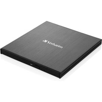 Verbatim 43888 External Slim Bluray Writer Ultra HD 4K Type C Connection [43888]