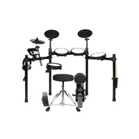 Powerstrike COMET Electronic Digital Mesh Drum Kit 8-Piece with Drum Stool, Drumsticks & Headphones