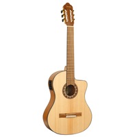 Valencia VC304CE Full Size Classical Guitar - Electric Acoustic w/ Cutaway - Natural