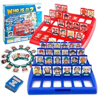 Portable Tabletop Who is It Board Guessing Game Kids Family School Toy