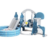 7-In-1 Kids Slide And Swing Set Toddler Outdoor Indoor Toys Game