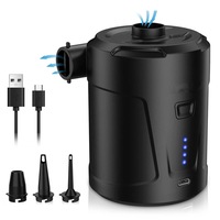 Portable Electric Air Pump USB Rechargeable Inflator Deflator for Mattresses