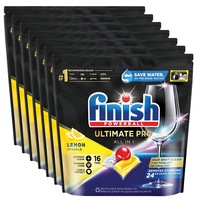 Finish Ultimate Pro Dishwashing Tablets Lemon Sparkle (7 x 16 Pack)