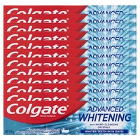 Colgate Advanced Whitening with Micro Cleansing Crystals Toothpaste 110g 12 Pack
