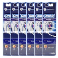 12 Pack Oral-B 3D White Replacement Electric Toothbrush Heads (6 x 2 Pack)