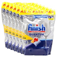 Finish Quantum All-In-One Dishwasher Lemon Tablets (6 x 46 Pack)