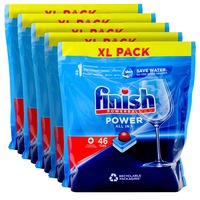 Finish Powerball Dishwashing Tablets Power All In 1 (5 x 46 Pack)