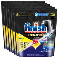 Finish Ultimate Pro Dishwashing Tablets Lemon Sparkle (6 x 46 Pack)