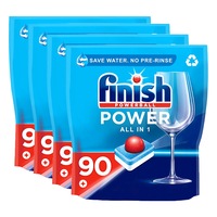Finish Powerball Dishwashing Tablets All In 1 Max Mega Value Pack (4 x 90 Pack)
