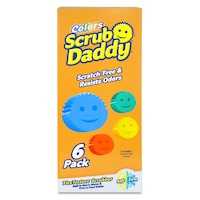 6 Pack Scrub Daddy Colours FlexTexture Scrubber