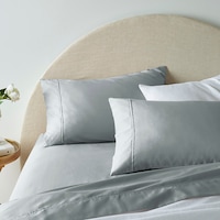 Accessorize Luxury 1900TC Cotton Rich Sheet Set Grey (Queen, King)
