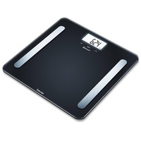 Beurer BF600B Bluetooth Glass Body Fat Scale (Pure Black)