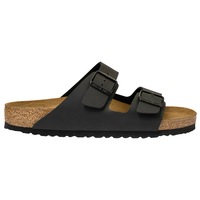 Birkenstock Unisex Arizona NL Smooth Leather Regular Fit Sandal Black (EU 36-45)