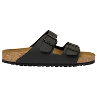 Birkenstock Unisex Arizona NL Smooth Leather Regular Fit Sandal Black (EU 36-45)