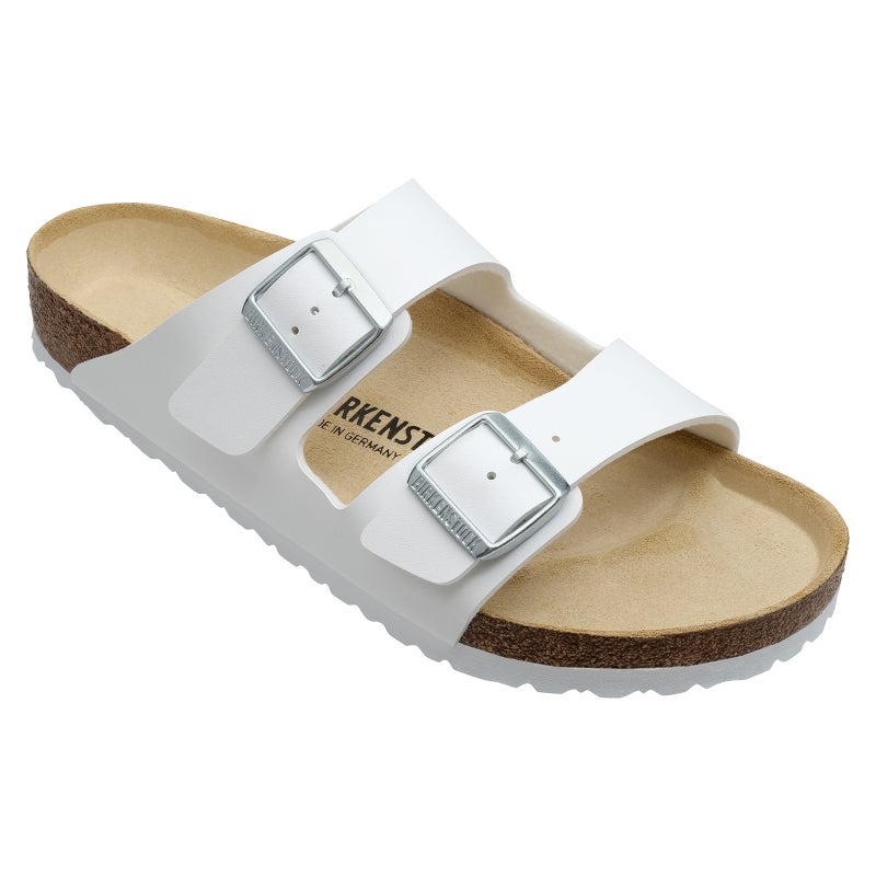 Birkenstock Unisex Arizona Birko Flor Regular Fit Sandal White EU 37 44
