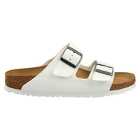 Birkenstock Unisex Arizona Birko-Flor Narrow Fit Sandal White (EU 35-44)