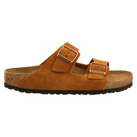 Birkenstock Unisex Arizona SFB Suede Narrow Fit Sandal Mink (EU 38-45)