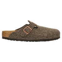 Birkenstock Unisex Boston Wool Regular Fit Clogs Cacao (EU 38-43)