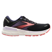 Brooks Women's Adrenaline GTS 22 Running Shoes Black/Purple/Coral (US 7.5-10)