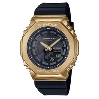 Casio G-SHOCK GMS2100GB-1A Women's Analogue Digital Watch Black/Gold