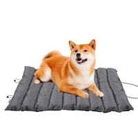 Charlie's Outdoor Padded Camping Pet Bed Grey (Small, Medium, Large)