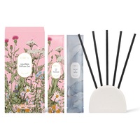 Circa Lily & Rosewood Sea Salt & Vanilla Liquidless Reed Diffuser Duo Set