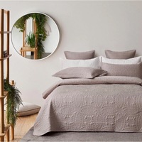 Gioia Casa 3 Piece Lisbon Coverlet Set Beige (Queen, King)