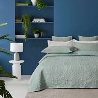 Gioia Casa 3 Piece Lisbon Coverlet Set Sage King