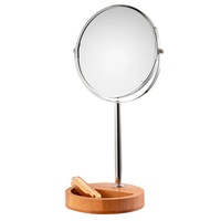 Clevinger Verona Bamboo Makeup Vanity Desk Mirror