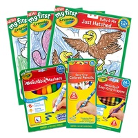 Crayola My First Activity Kit (Colouring Books, Washable Markers, Coloured Pencils, Washable Crayons)