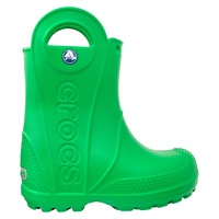 Crocs Unisex Kids' Handle It Rain Boots Grass Green (Size 6-10)