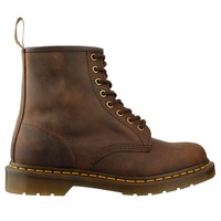 Dr. Martens 1460 Leather Unisex Lace Up Boots Dark Brown Crazy Horse (UK 4-7)