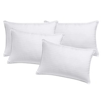 Dreamaker 4 Pack Luxury Hotel Style Cotton Sateen Pillows