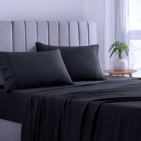 Esplanade Home 100% Cooling Bamboo Sheet Set Black (Single, Double, Queen, King)