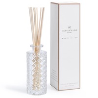 Esplanade Home Montpellier Leather & Sandalwood Scented Diffuser 135ml