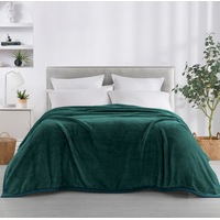 Esplanade Home Scarborough Mink Blanket 210cm x 220cm Emerald Green