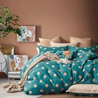 Gioia Casa Hugo 100% Cotton Fully Reversible Quilt Cover Set (Queen, King, Super King)