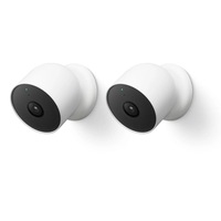 Google Nest Cam Outdoor/Indoor Battery Edition 2 Pack Wireless CCTV