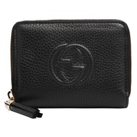 Gucci Women's Soho Small Leather Zip Wallet Black